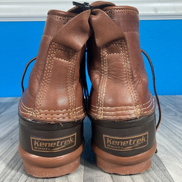 Kenetrek Rubber Leather‎ Brown Steel Shank Lace up Duck Boots Mens Size 13 main image 8